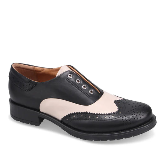 Miz Mooz -Peabody Loafer -black/cream