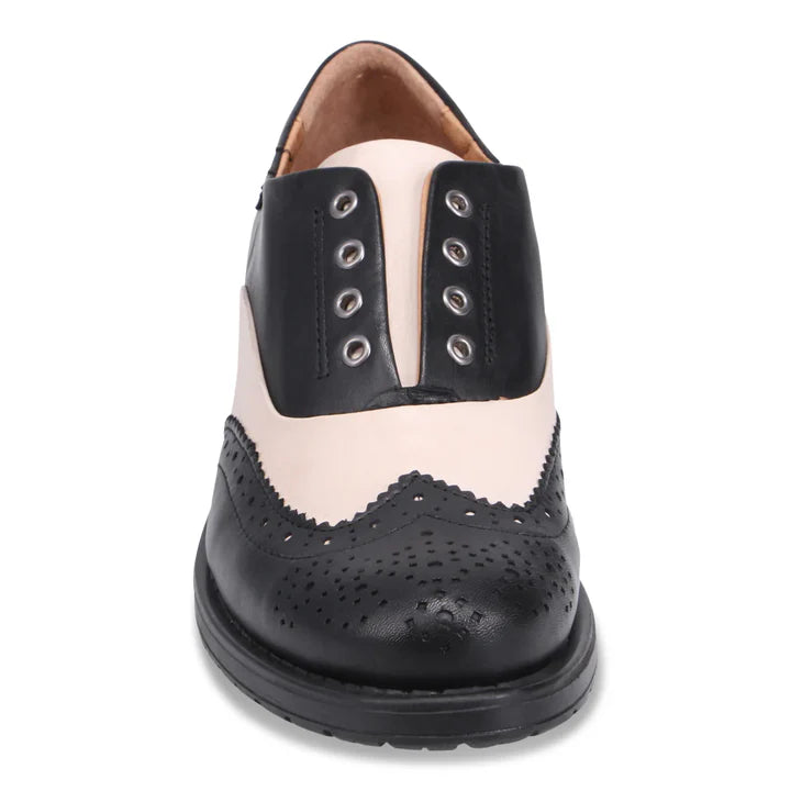 Miz Mooz -Peabody Loafer -black/cream