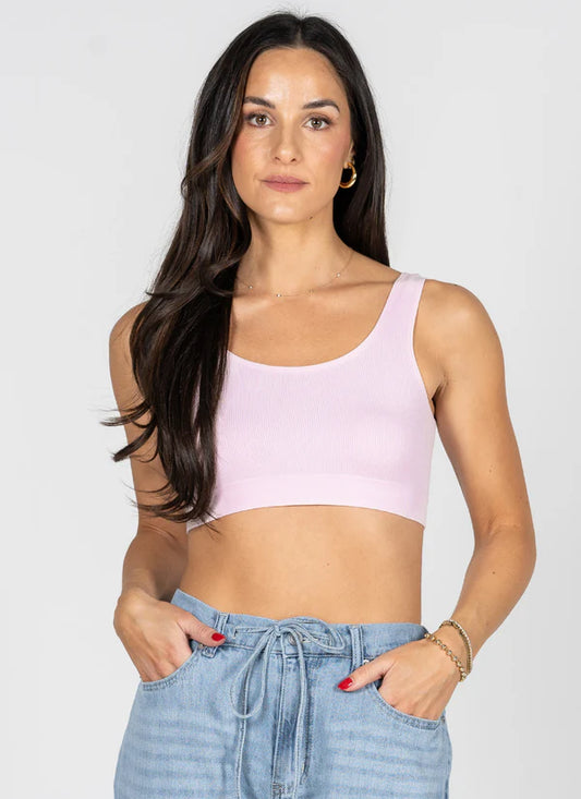 Bamboo Bralette - Pink