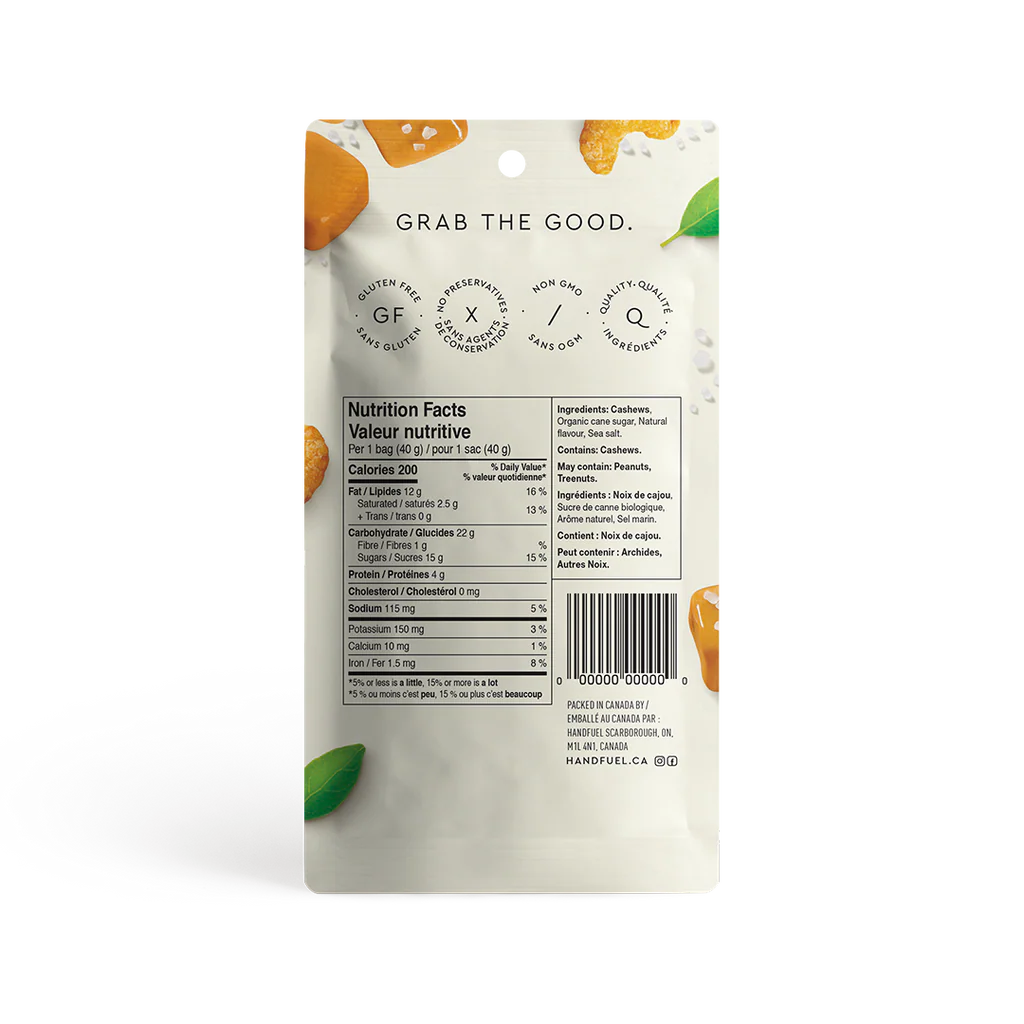 Salted Caramel cashews