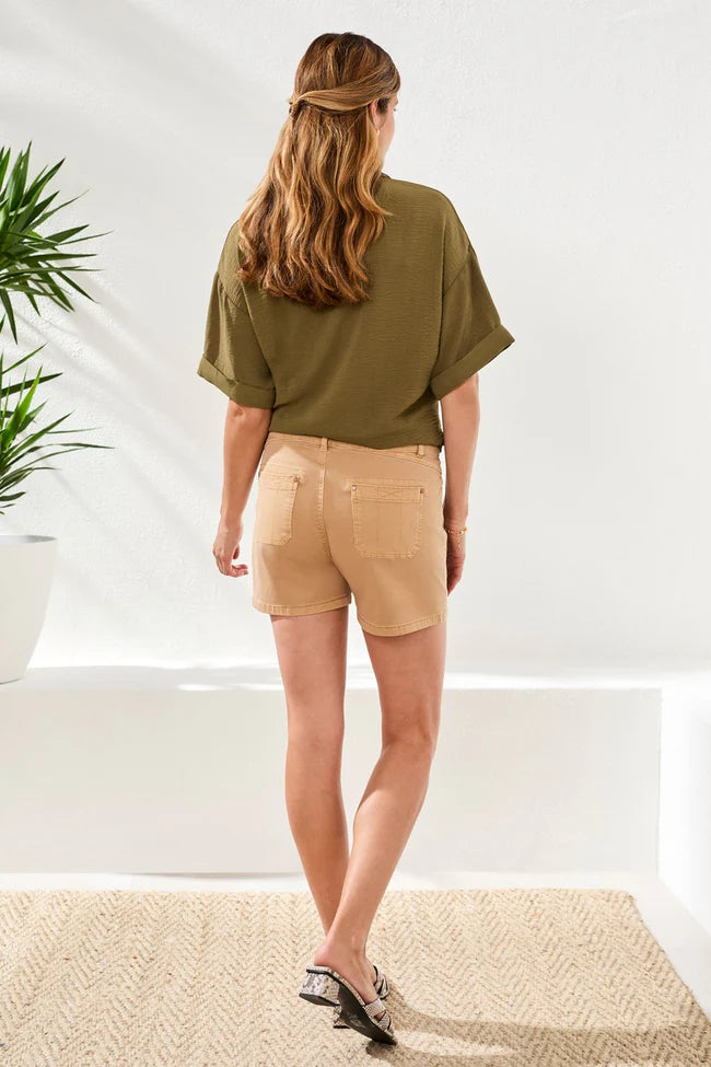 Comfort Stretch Fly Front Shorts
