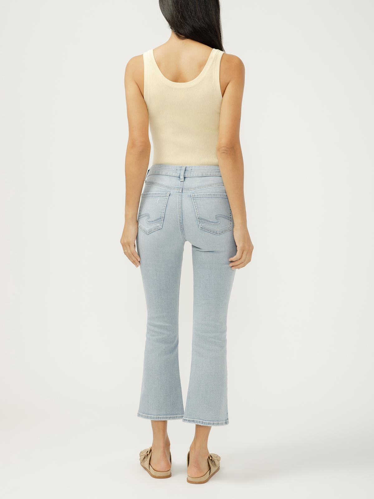 Suki Mid Rise Luxe Stretch Kick Flare Jeans