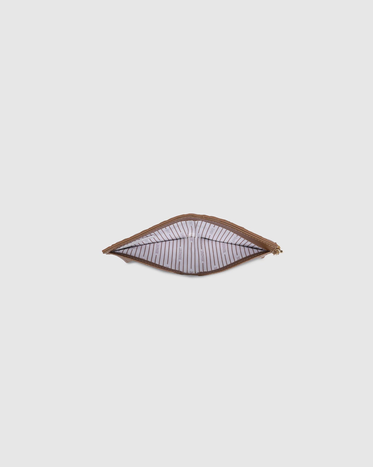 Lily Woven Wallet - Tan