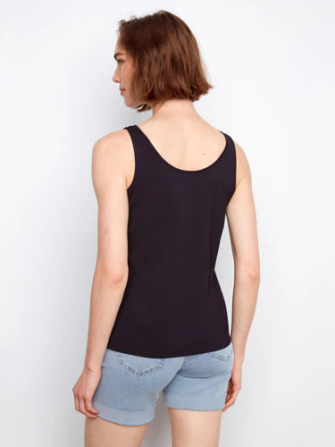 Reversible Bamboo Cami - Black