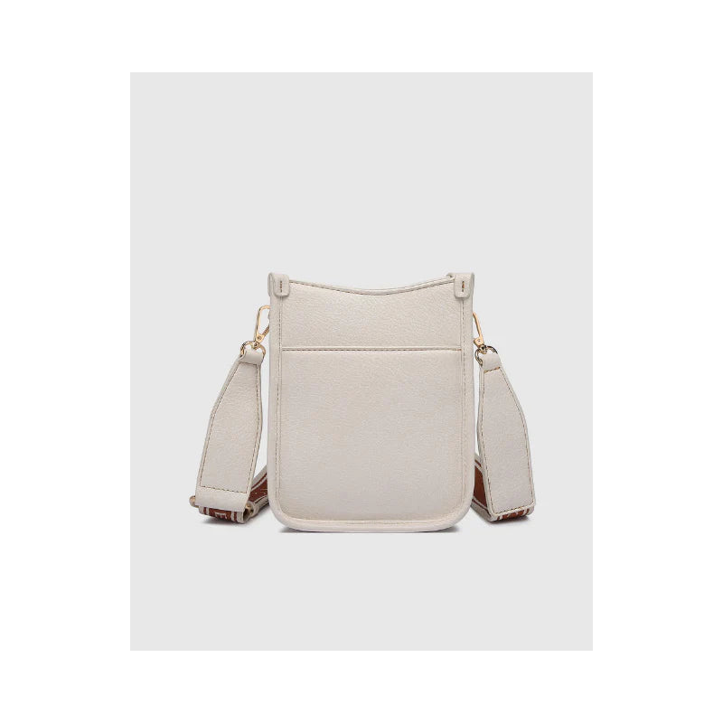 Parker Logo Strap Crossbody Bag in Vanilla